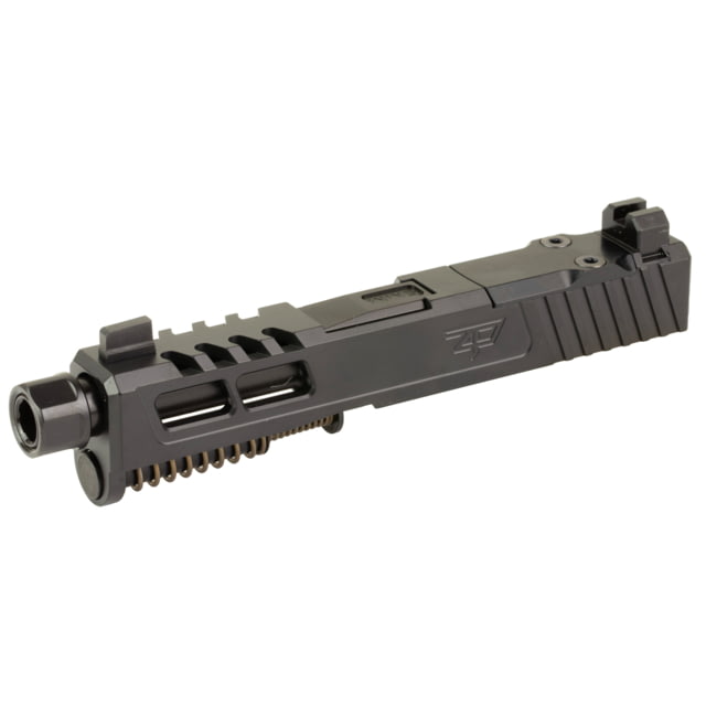 Zaffiri Precision ZPS2 Glock 43X Threaded Complete Pistol Slide Nitride Black/Black G43-ZPS2-RMSc-BLK-TH-BN - Zaffiri Precision