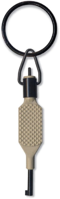 Zak Tool Knurled Flat Grip Swivel Key Tan - Zak Tool