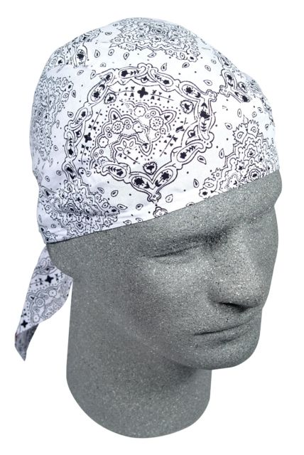 Zan Headgear Flydanna White Paisley