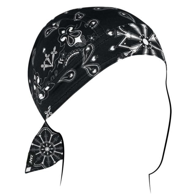 Zan Headgear SportFlex Flydanna One Size Black Paisley