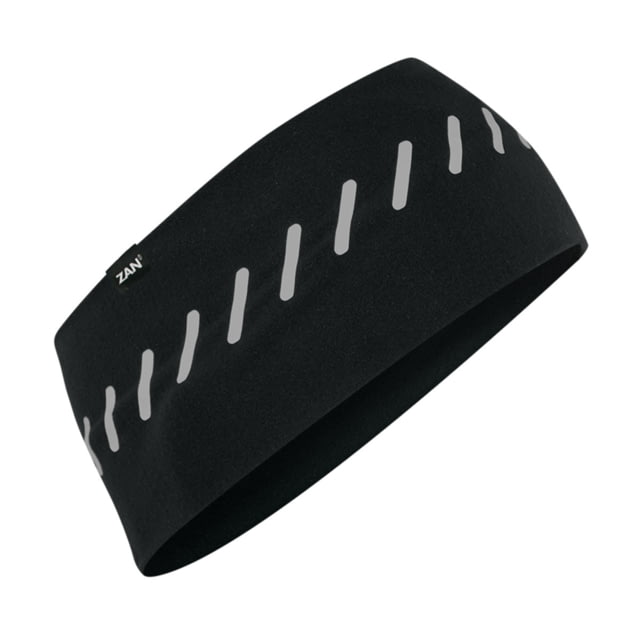 Zan Headgear SportFlex Headband One Size Reflective Black