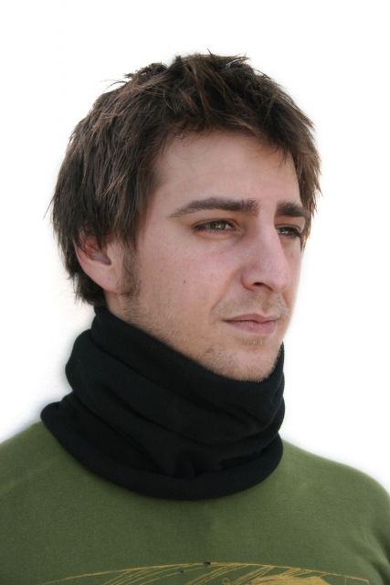 Zan Headgear Microfleece Neck Warmer - Black
