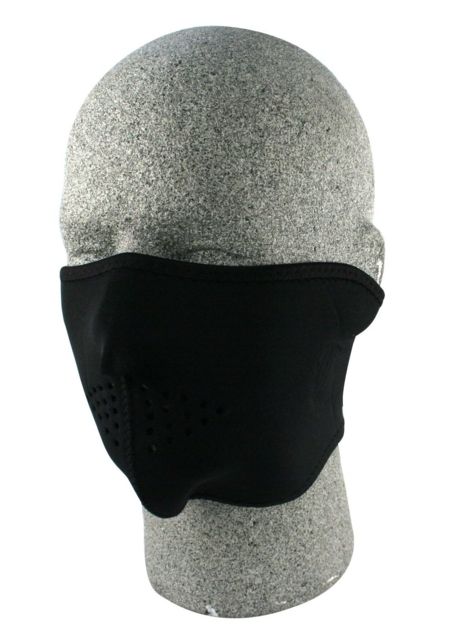 Zan Headgear Neoprene Half Mask Black WNFM114H