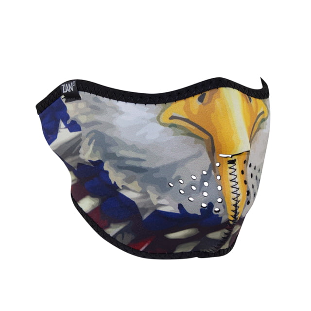 Zan Headgear Neoprene Half Face Mask Usa Eagle