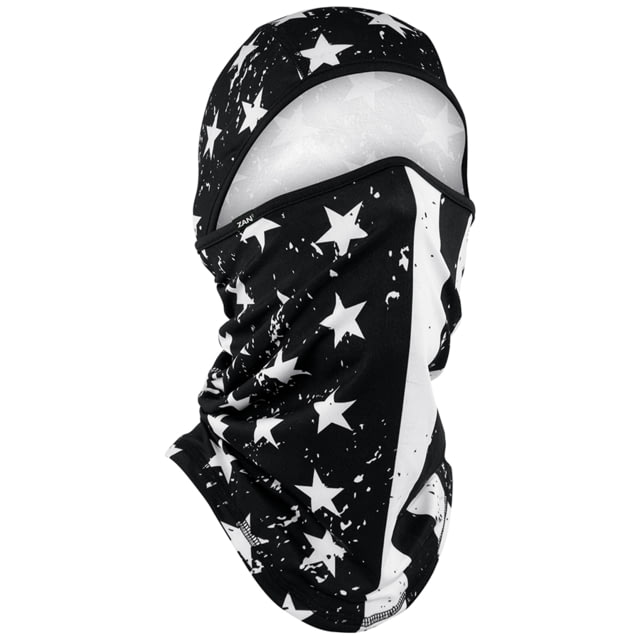 Zan Headgear Zan Headgear Sportflex Series Balaclava - Men's One Size Black and White Flag - $21.98 at Optics Planet