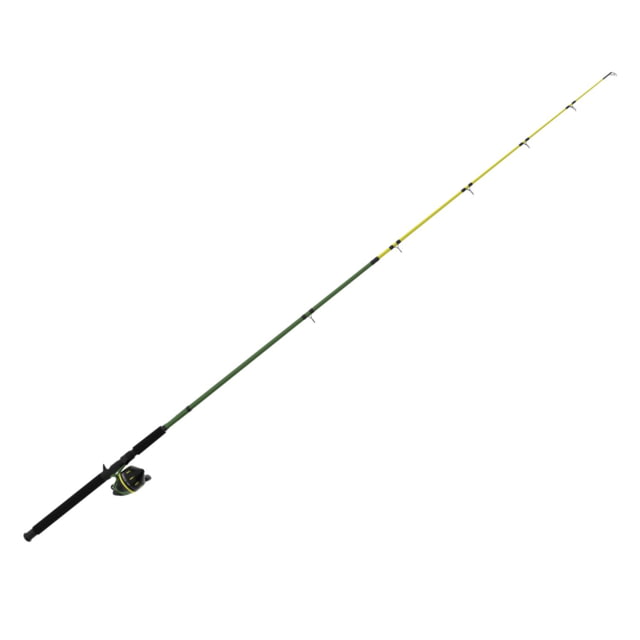 Zebco 606 Big Cat Spincast Reel and Rod Combo 7ft 2-PC Telescopic Rod Medium-Heavy Moderate-Fast SZ 60 Reel 11-PC Eagle Claw Tackle Kit RH Retrieve