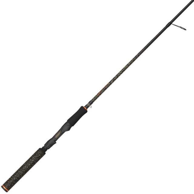 Zebco Rhino Spinning Fishing Rod 5ft 6in Light 2 Pieces Serengeti Tan/Orange 5ft6in