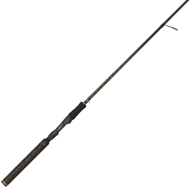 Zebco Rhino Spinning Fishing Rod 6ft Medium 2 Pieces Serengeti Tan/Orange 6ft0in