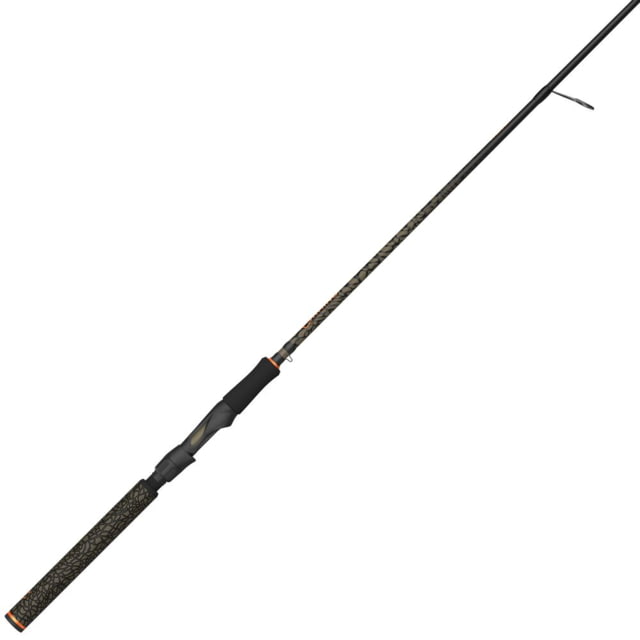 Zebco Rhino Spinning Fishing Rod 6ft 6in Medium 2 Pieces Serengeti Tan/Orange 6ft6in