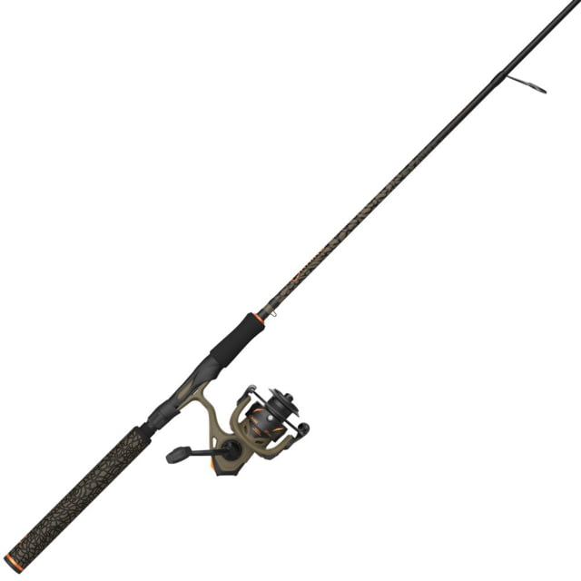Zebco Rhino Spinning Rod and Reel Combo 6ft Medium 2 Pieces Serengeti Tan/Orange 20