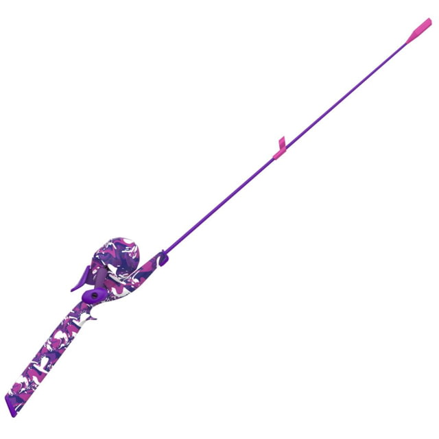 Zebco Splash Spincast Rod and Reel Combo 29ft Floating Purple 20