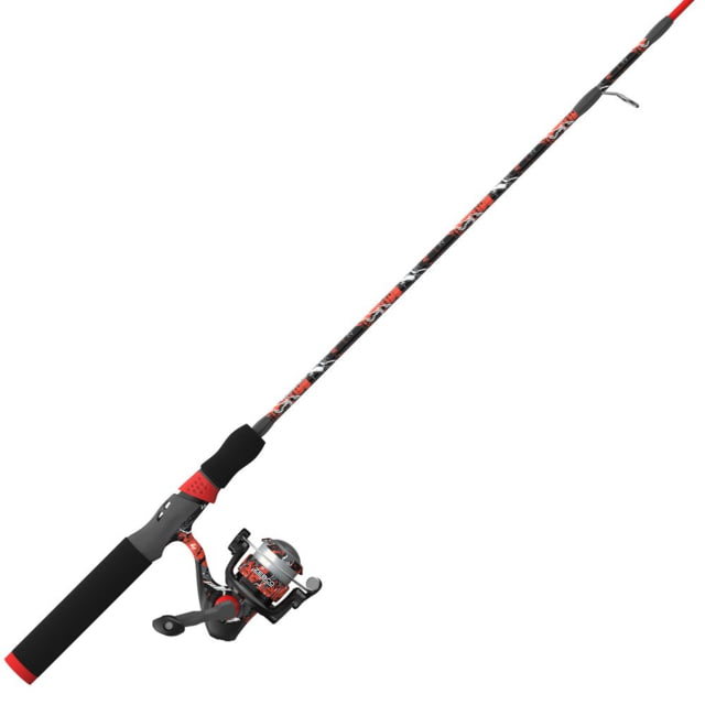 Zebco SplashJr Spinning Rod and Reel Combo 4ft Medium Light 2 Pieces Red 15