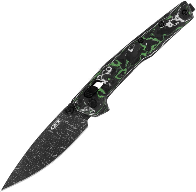 Zero Tolerance  Duralock CF Damascus ZT - Zero Tolerance