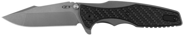 Zero Tolerance  Folding Knife 3.5in CPM 20CV Drop Point Blade Titanium/Glow-In-The-Dark Carbon Fiber Overlay Handle - Zero Tolerance
