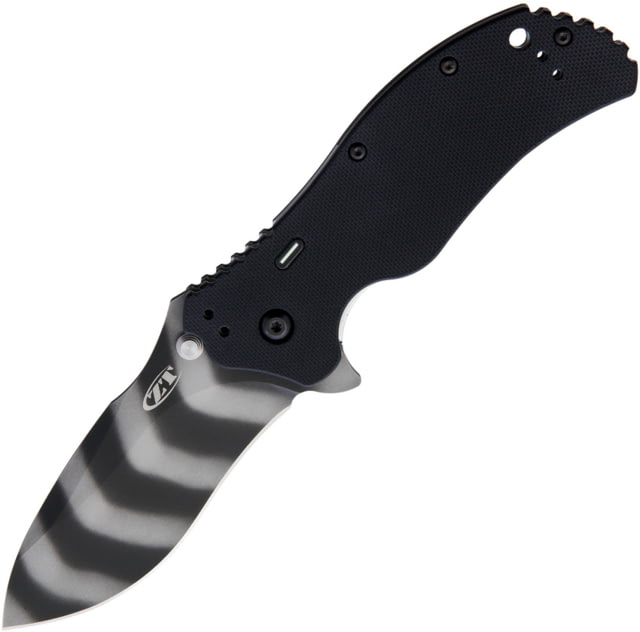 Zero Tolerance Linerlock A/O Tritium Folding Knife 3.25" Tiger Stripe camo DLC coated CPM S30V stainl Black G10 handle with Tritium insert - Zero Tolerance