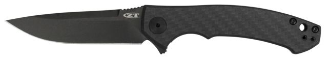 Zero Tolerance Folding Knife 3.25in CPM S35VN Drop Point Blade Carbon Fiber Front/Titanium Back Handle