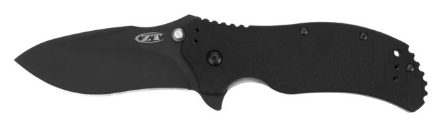 Zero Tolerance Assisted Folding Knife 3.25in CPM 20CV Black Drop Point Blade Black G10 Handle