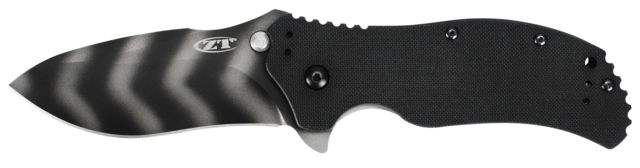 Zero Tolerance Assisted Folding Knife 3.25in CPM 20CV Tiger-Stripe Drop Point Blade Black G10 Handle