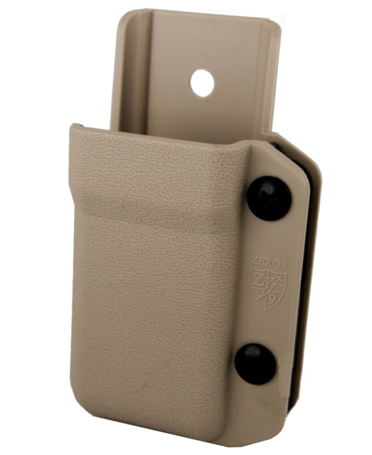 Zero9 Holsters Single Mag Case 9mm/40cal Silver Tan Tek Lock - Zero9 Holsters