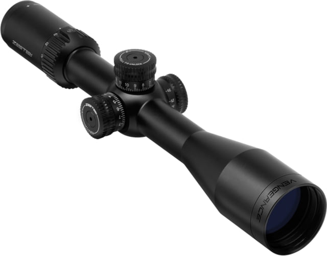 ZeroTech Optics Vengeance Rifle Scope 0mm 30mm Tube Second Focal Plane PHR II Reticle Black - Zerotech Optics