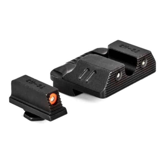 ZEV Technologies Combat Tritium Sight Set .215 Tritium Front w/ Orange Ring Tritium Rear - Zev Technologies