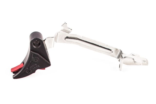 ZEV Technologies PRO Pistol Trigger Bar Kit Glock 17/17C/17L/19/19C/22 Curved Black/Red