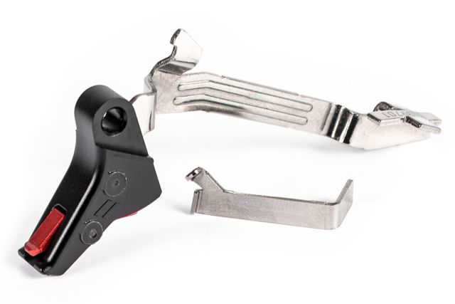 ZEV Technologies PRO Glock Pistol Trigger Bar Upgrade Kit Glock 17/19/19X/26/34/45 Flat Black/Red - Zev Technologies
