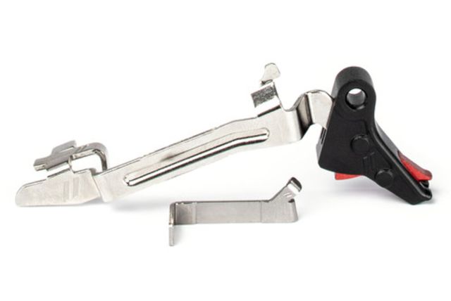 ZEV Technologies PRO Glock Pistol Trigger Bar Kit Glock 17/17L/19/22/23/26/27/31/32/33/34 Flat Black/Red