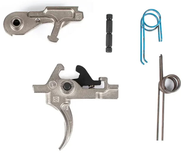 ZEV Technologies Core Combat Trigger Curved 4lb Silver - ZEV Technologies