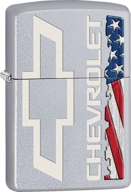 Zippo Zippo Chevrolet Bowtie/Flag Lighter 1.44" x 2.25" - $39.99 at Optics Planet