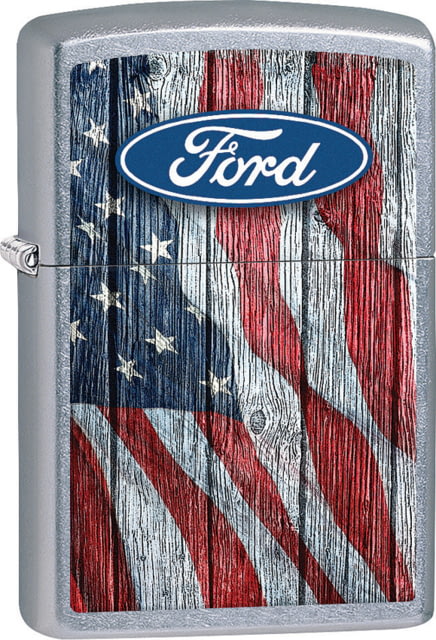 Zippo Zippo Ford Oval and Flag Lighter 1.44" x 2.25" - $31.99 at Optics Planet