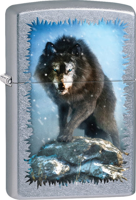 Zippo Wolf Design 1.44" x 2.25"