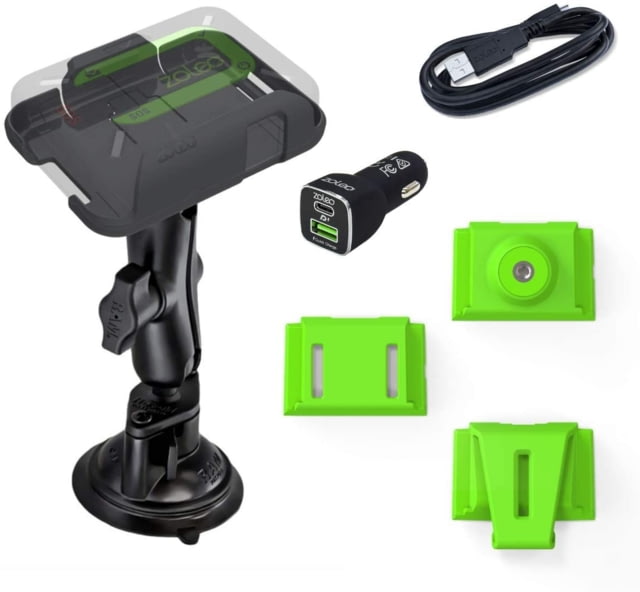 ZOLEO Universal Mount Accessory Kit Black/Green - Zoleo