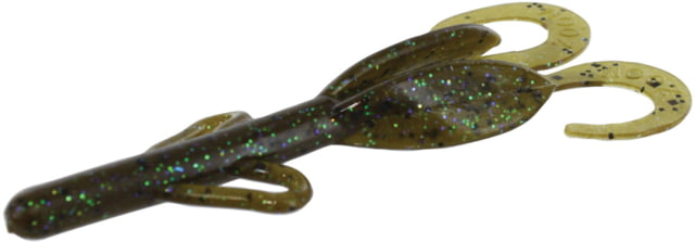 Zoom Baby Brush Hog Creature Bait 12 Pack 4in Disco Candy