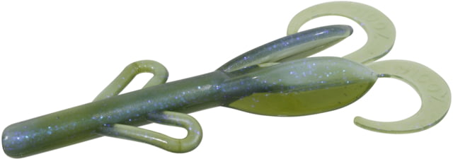 Zoom Baby Brush Hog Creature Bait 12 Pack 4in Watermelon Moondust