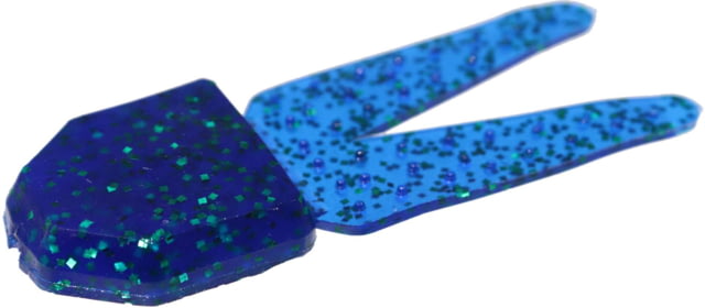 Zoom Big Chunk Jig Trailer 5 Pack 3.25in Emerald Blue