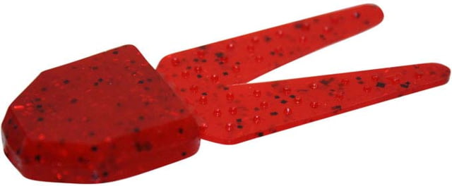 Zoom Big Chunk Jig Trailer 5 Pack 3.25in Ruby Red