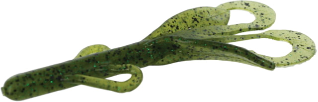 Zoom Brush Hog Creature Bait 8 Pack 6in Watermelon Green