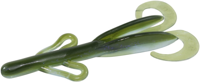 Zoom Brush Hog Creature Bait 8 Pack 6in Watermelon Moondust