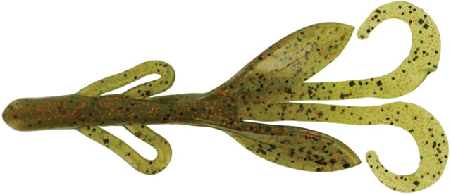 Zoom Brush Hog Creature Bait 8 Pack 6in Watermelon Orange