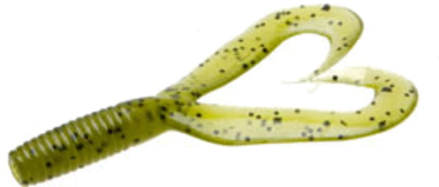 Zoom Creepy Crawler Tail Grub/Trailer 16 Pack 3in Watermelon Seed