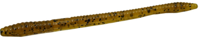 Zoom Finesse Worm 20 Pack 4.5in Amber Black