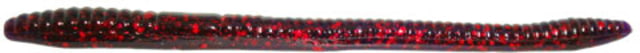 Zoom Finesse Worm 20 Pack 4.5in Grape Red Glitter