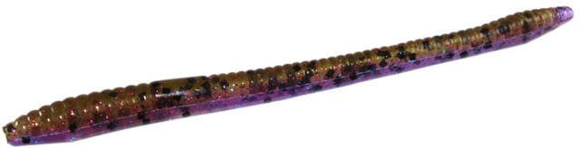 Zoom Finesse Worm 20 Pack 4.5in Huckleberry