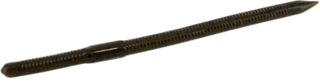 Zoom Mag Swamp Crawler Bulky Finesse Worm 15 Pack 6.5in Green Pumpkin