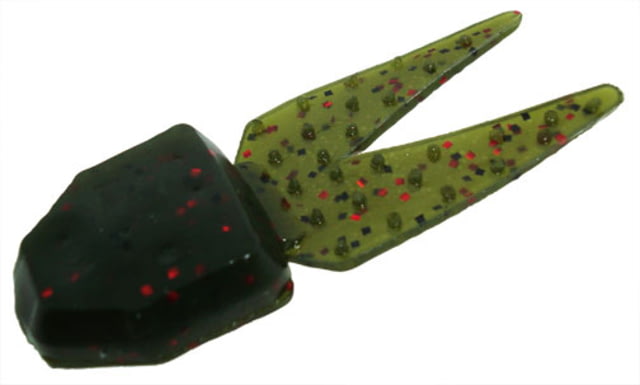 Zoom Small Chunk Jig Trailer 5 Pack 2.5in Avocado