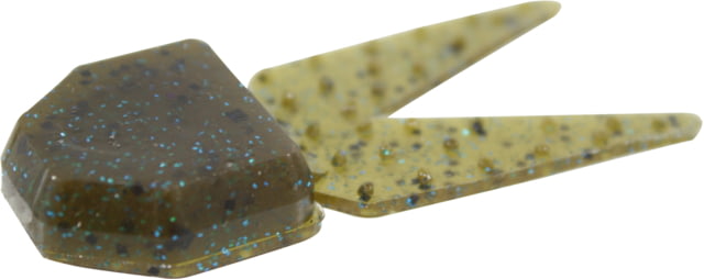 Zoom Small Chunk Jig Trailer 5 Pack 2.5in Green Pumpkin Blue