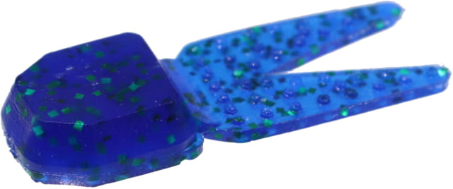 Zoom Tiny Chunk Jig Trailer 5 Pack 2in Emerald Blue