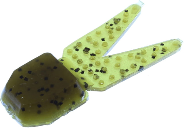 Zoom Tiny Chunk Jig Trailer 5 Pack 2in Green Pumpkin