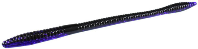 Zoom Trick Worm 20 Pack 6.5in Black Light